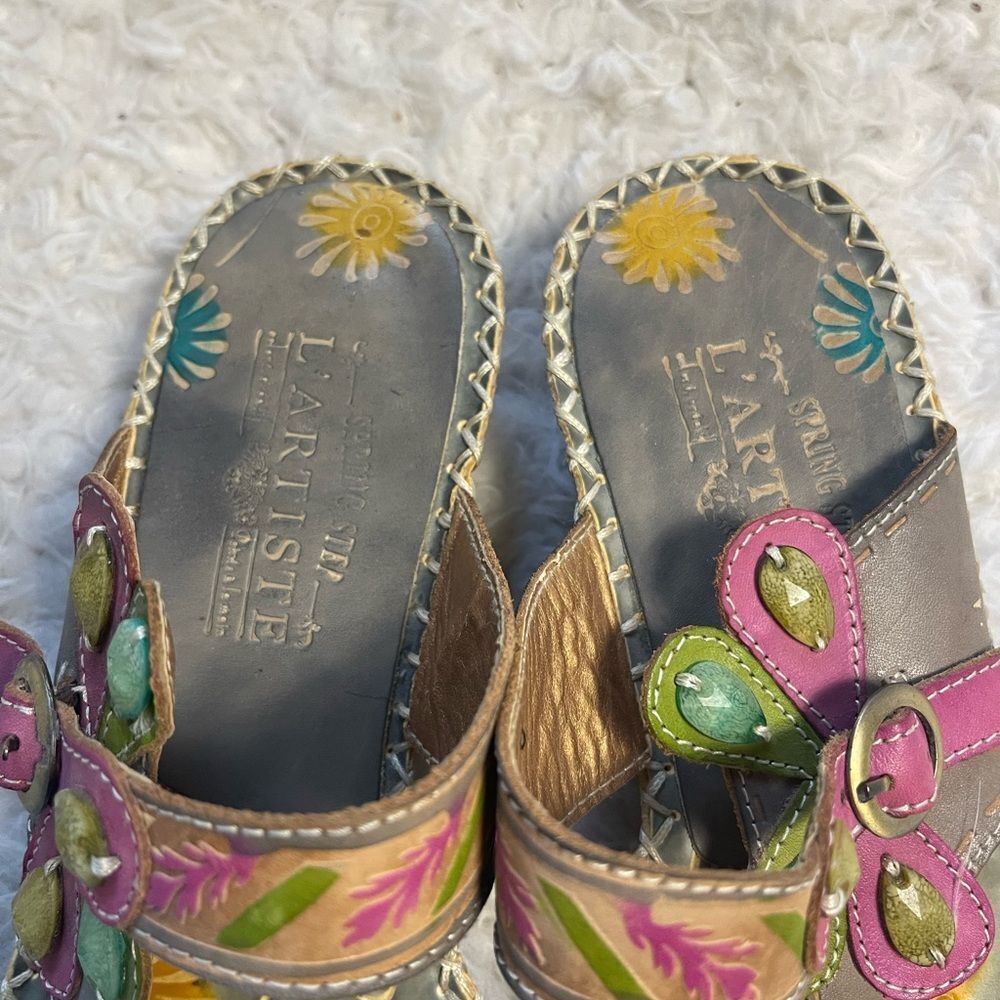 Spring step L'ARTISTE TOE RING MULTI COLOR SLIDE … - image 7